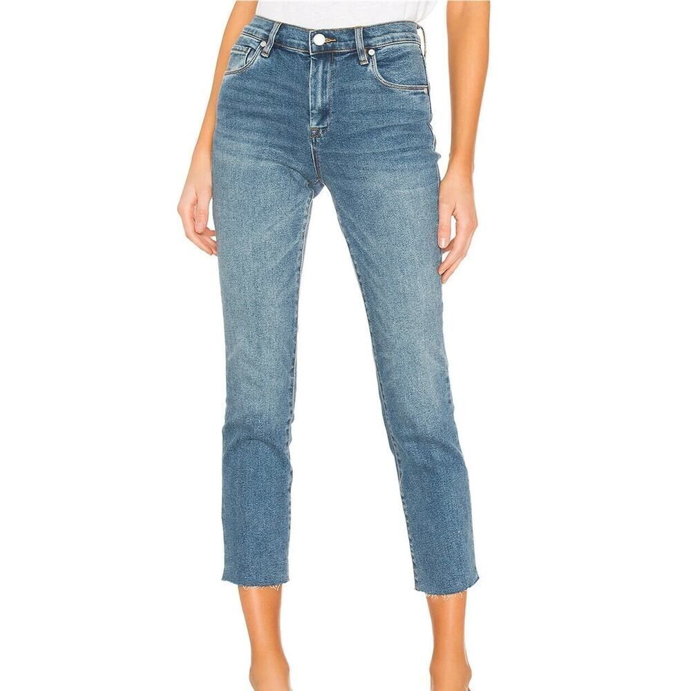Blank NYC Blue The Madison High Rise Crop Jeans Size 26